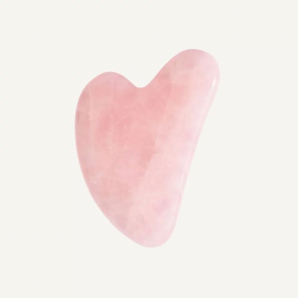 Gua sha quartz rose véritable